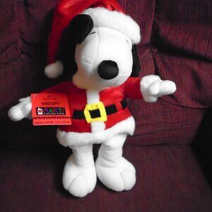 Hallmark Peanuts 14" Santa Snoopy NWT